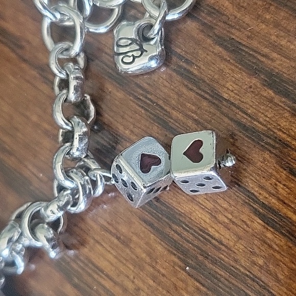Vintage Brighton Las Vegas Nevada Charm Bracelet - EUC - K - Picture 3 of 13